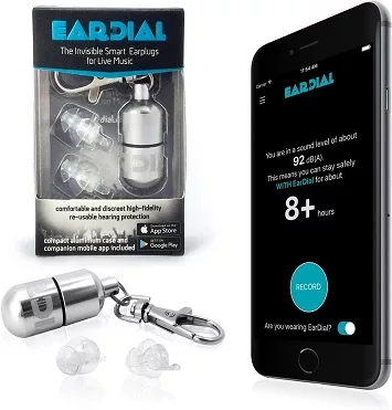 EarDial HiFi Earplugs Invisible Sound Protection for Concerts