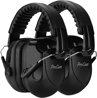 ProCase Noise Reduction Ear Muffs 2 Pack