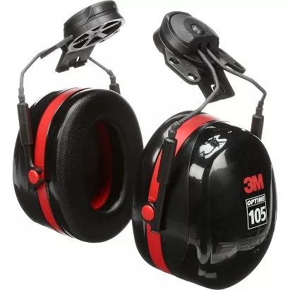 3M H10P3E Peltor Optime 105 Helmet Attachable Earmuff
